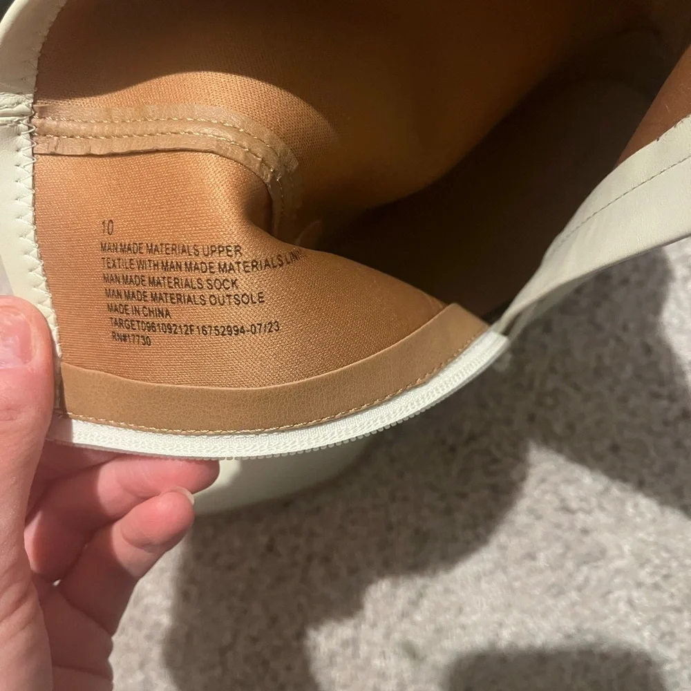 NWOT Women's Aubree Ankle Boots - Universal Thread Off-White Size 10 - Picture 7 of 7